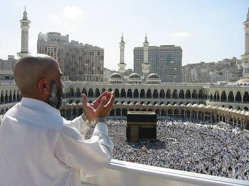 man praying