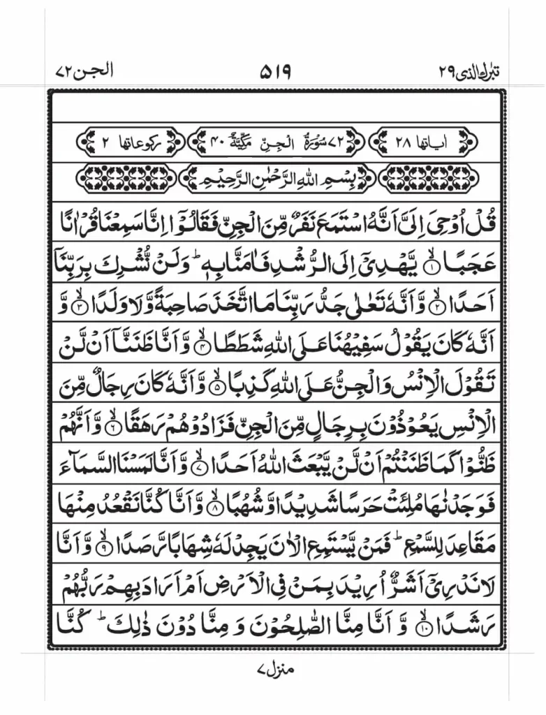 Surah Jinn Read Online 1