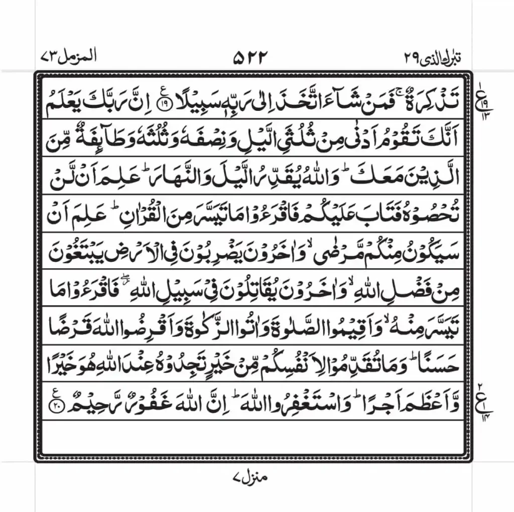 Surah Muzammil PDF READ ONLINE 2