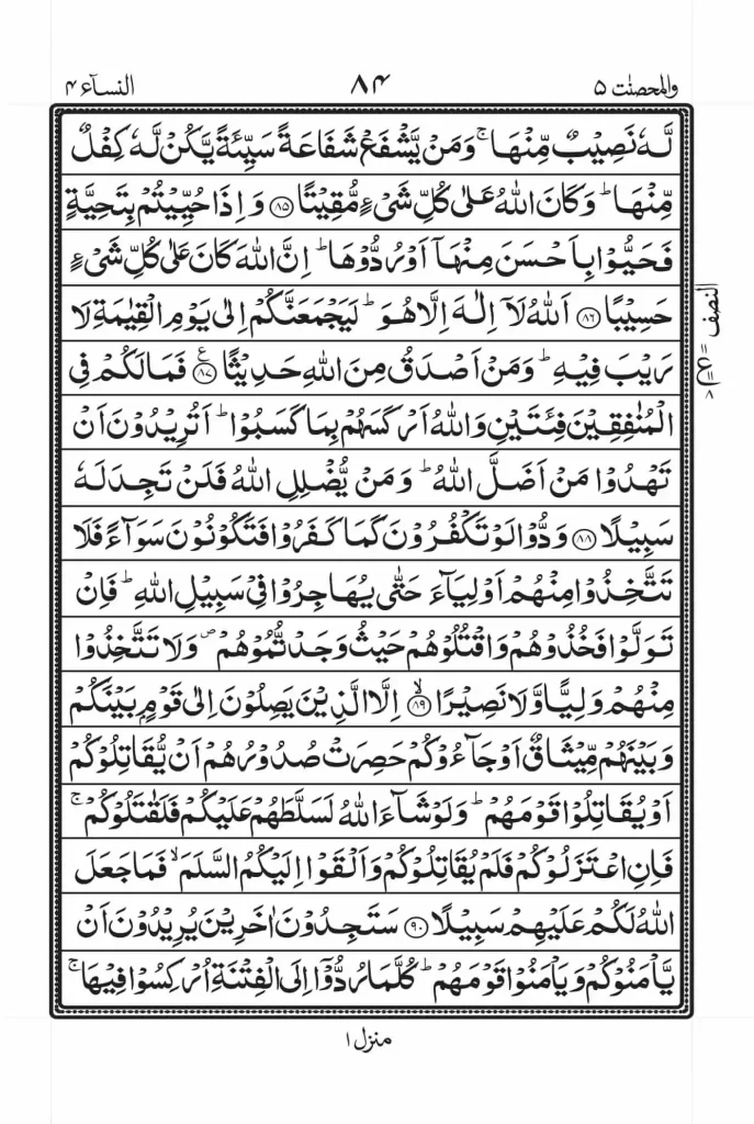 Surah Nisa PDF Read Online 15