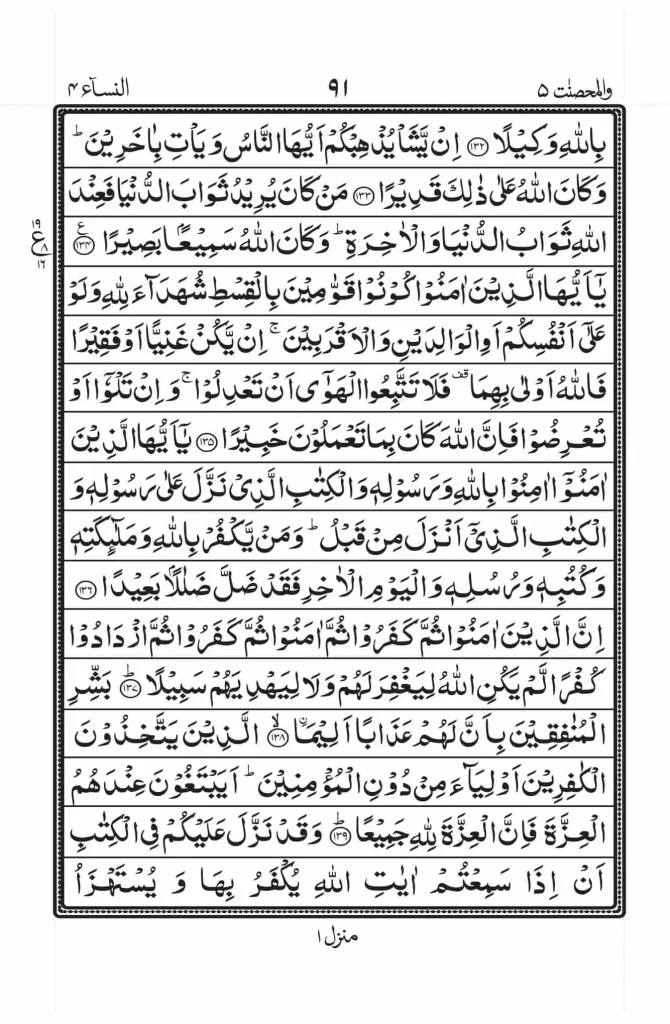 Surah Nisa PDF Read Online 22