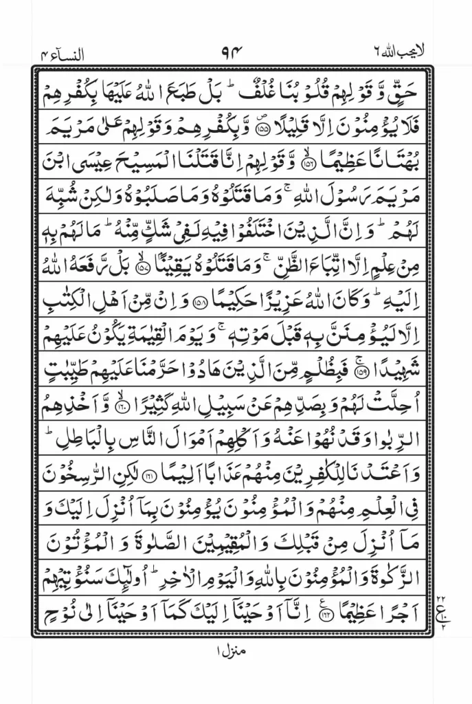 Surah Nisa PDF Read Online 25