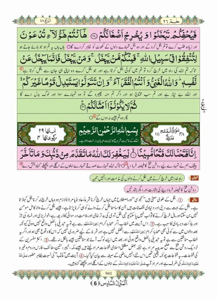 Surah Muhammad with Urdu Translation 9