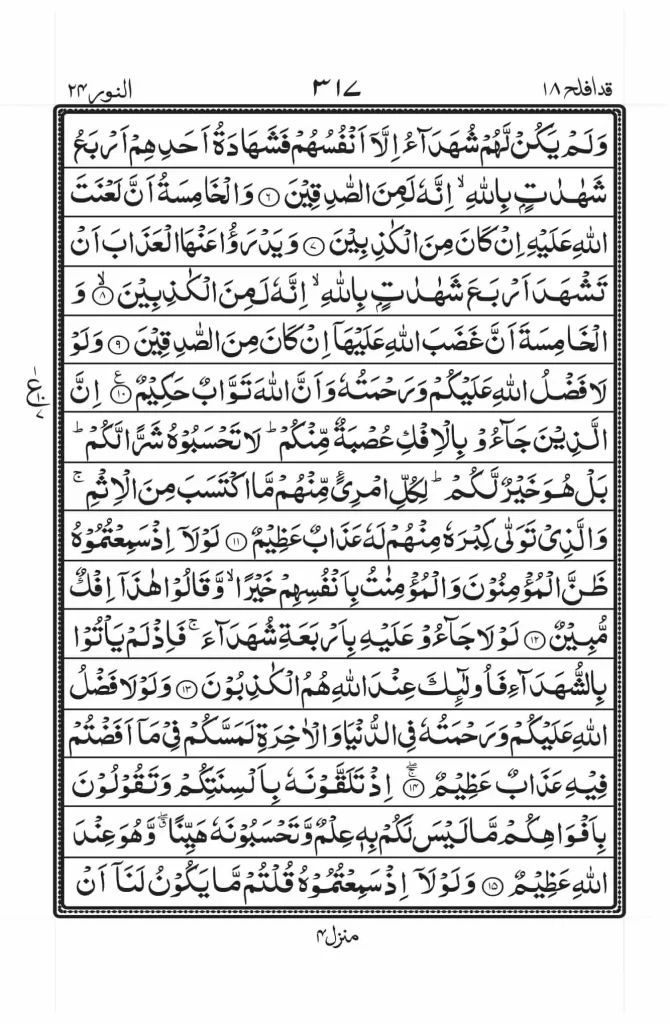 Surah Noor Read Online 2