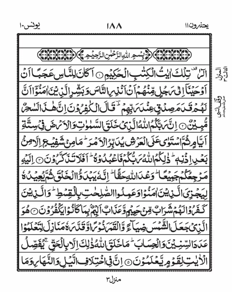 Surah Yunus read online 1