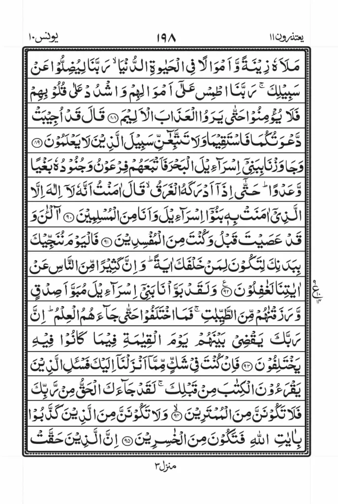 Surah Yunus read online 11