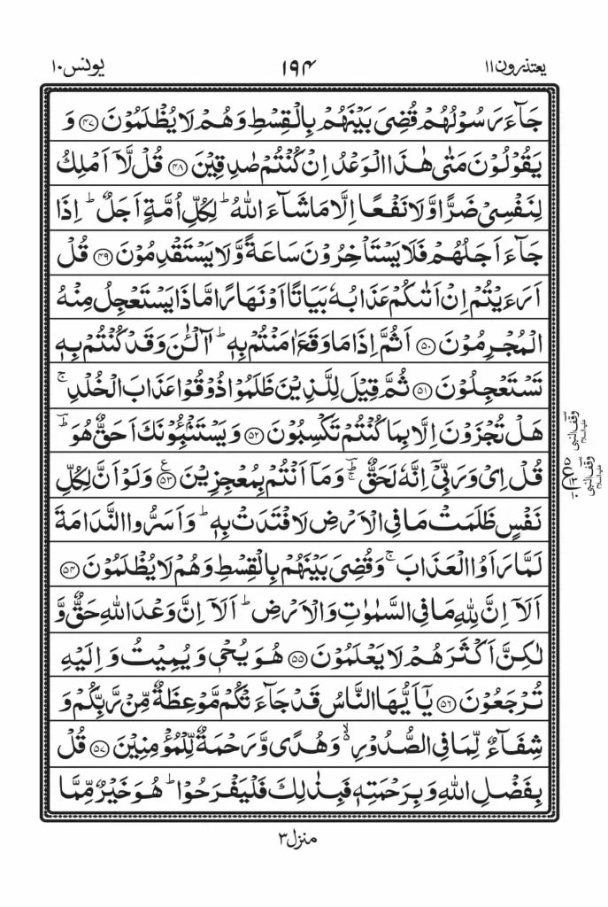 Surah Yunus read online 7