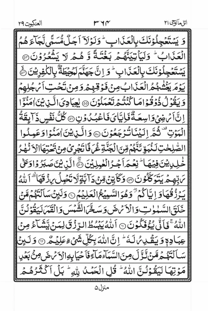 Surah Ankabut PDF 7