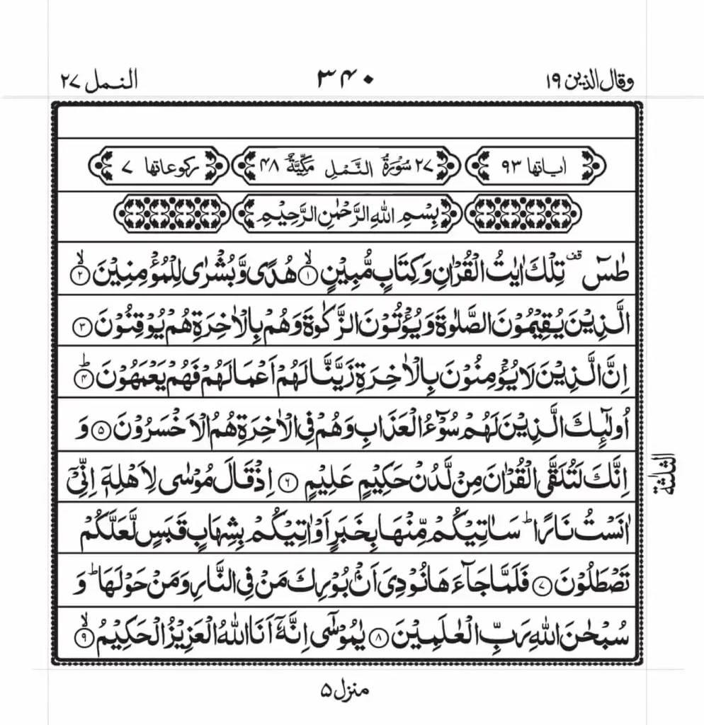 Surah Naml Read Online 1