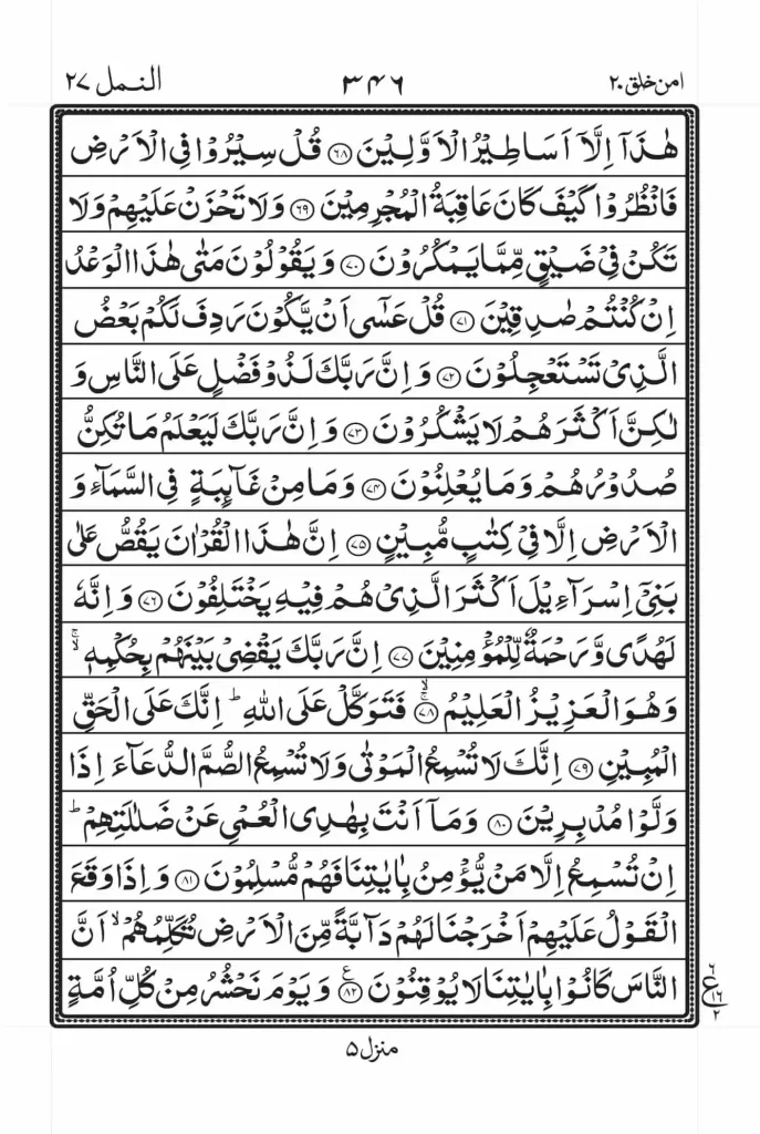 Surah Naml Read Online 7