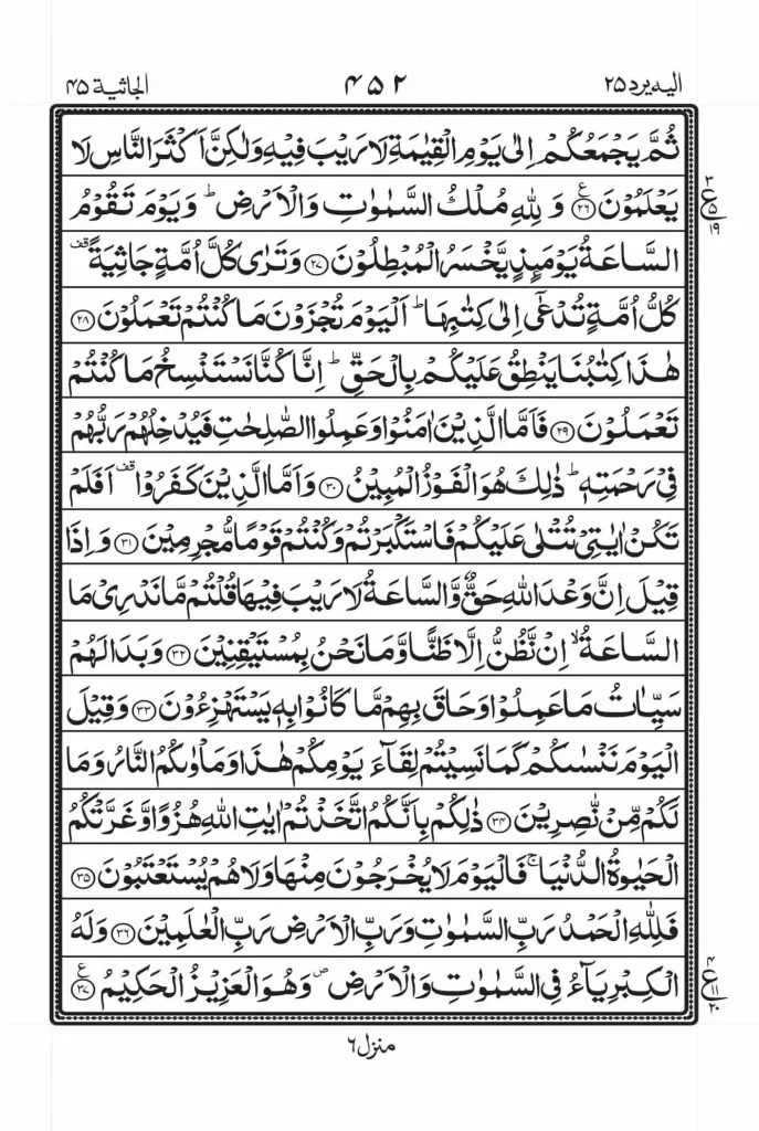 Surah Jathiyah Read Online 4