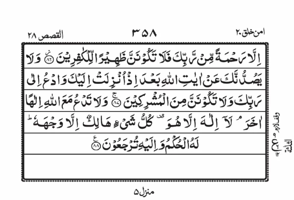 Surah Qasas pdf 11