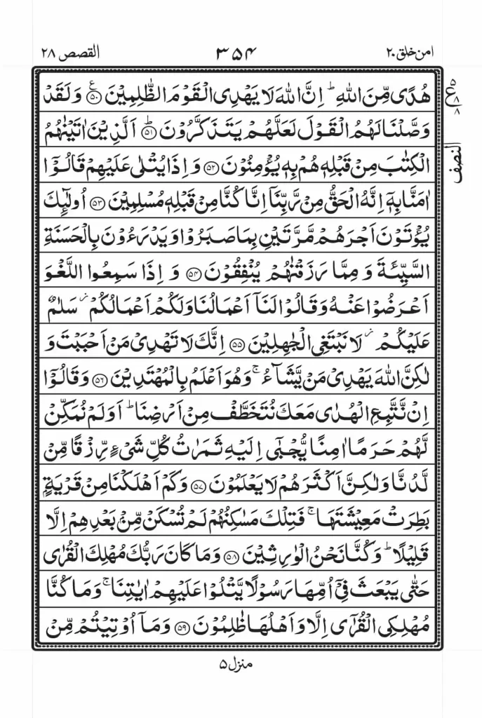 Surah Qasas pdf 7