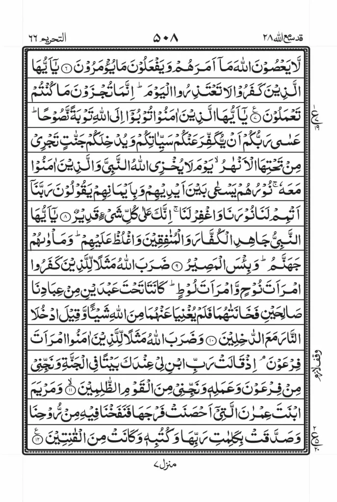 Surah Tahrim Read Online 2