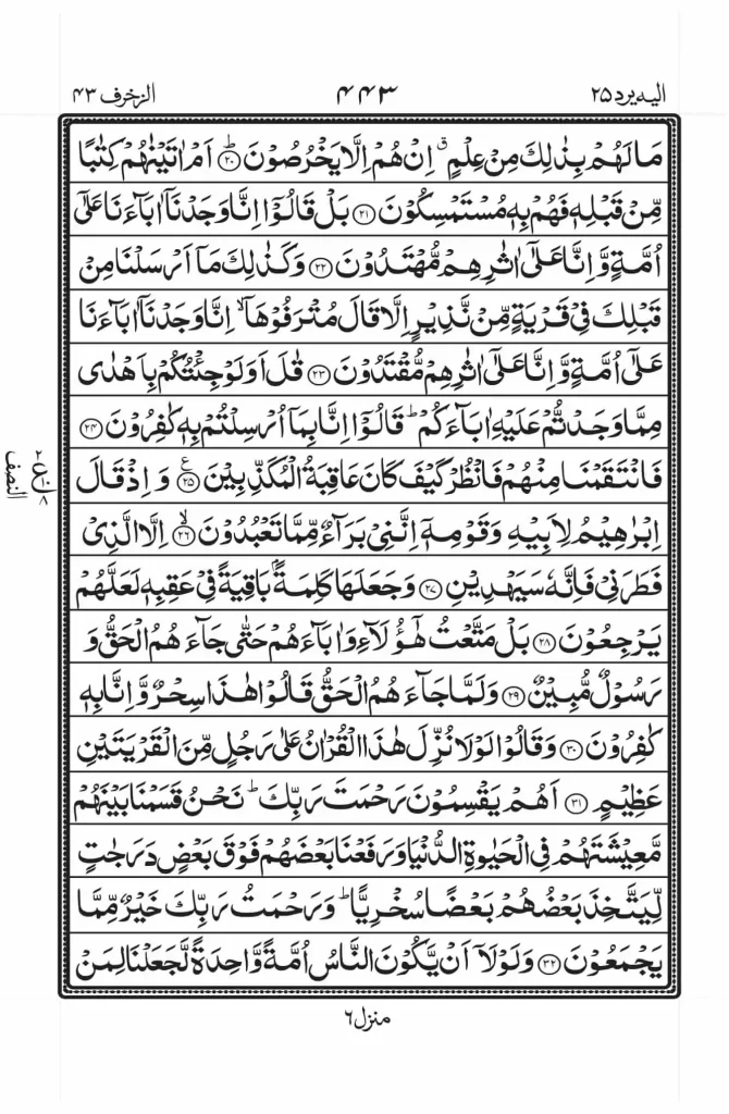 Surah Zukhruf Read Online 3