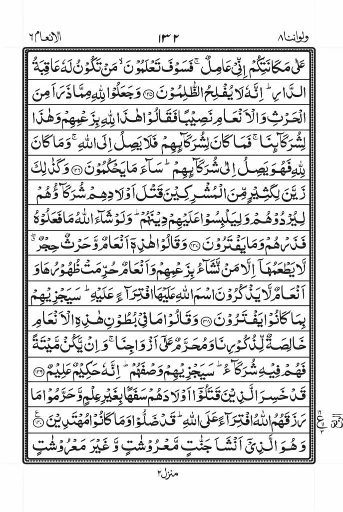 Surah Anam Read Online 17