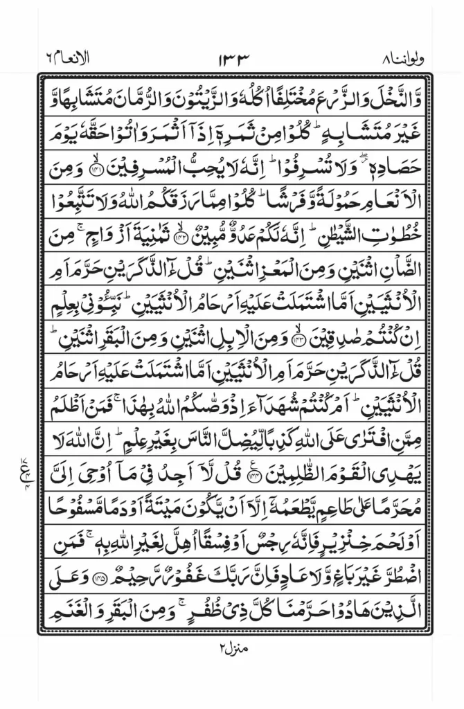 Surah Anam Read Online 18