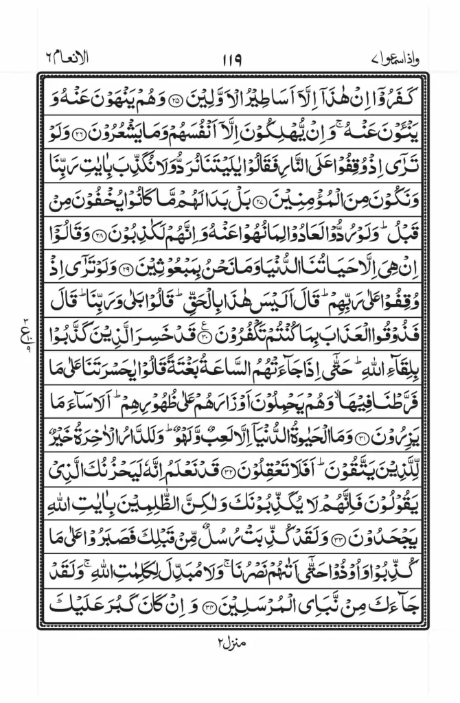 Surah Anam Read Online 4