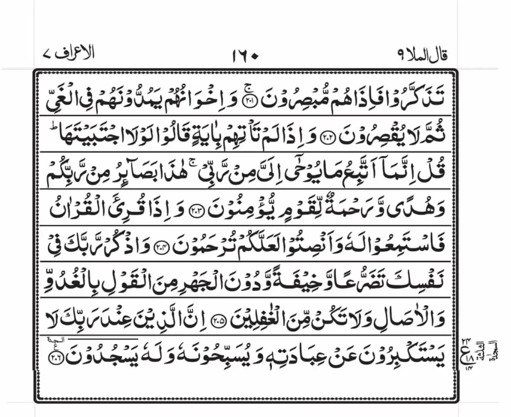 Surah Araf Read Online 24