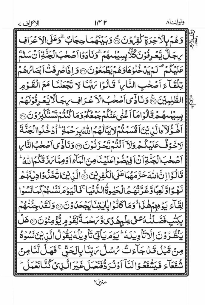 Surah Araf Read Online 6