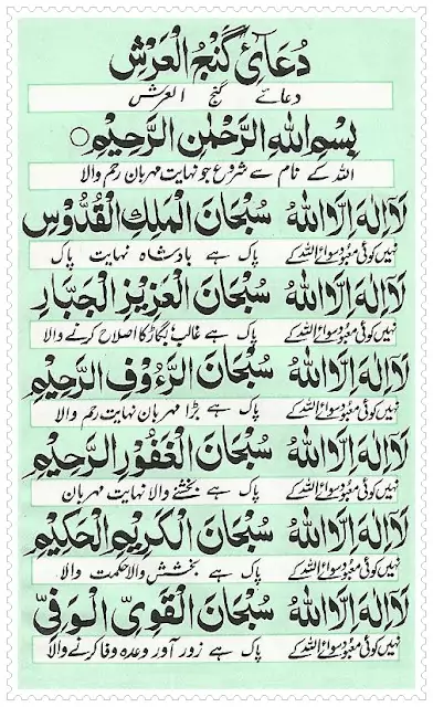 Dua e Ganjul Arsh read online 01