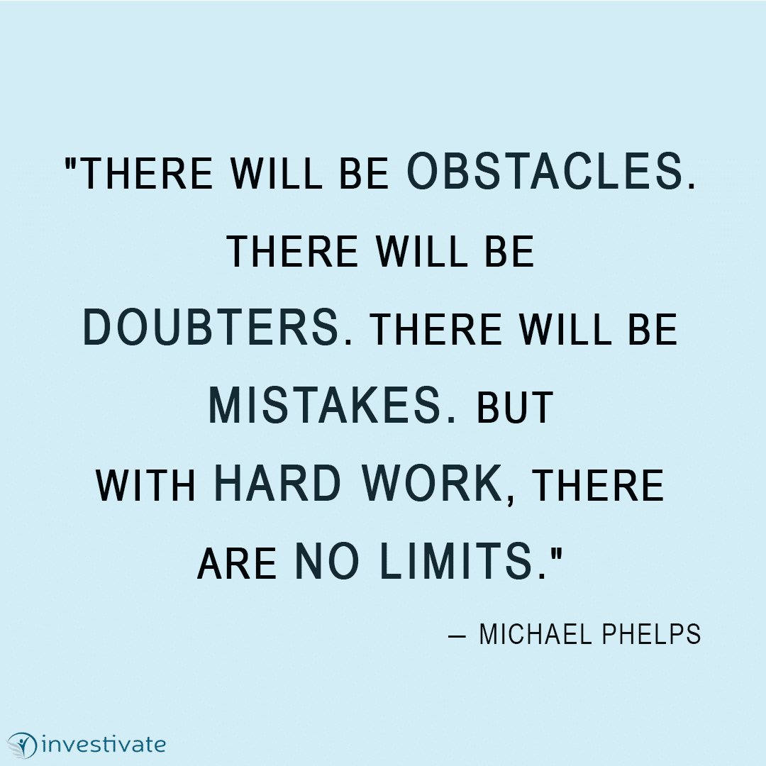 There will be obstacles