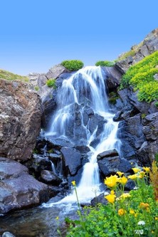 Waterfall higher perspective 