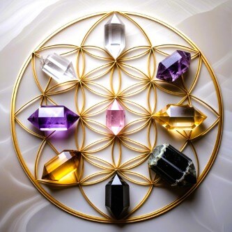 Crystal Grid Sacred Geometry Crystal Grid Sacred Geometry