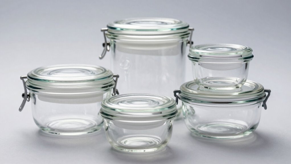 durable long lasting glass containers