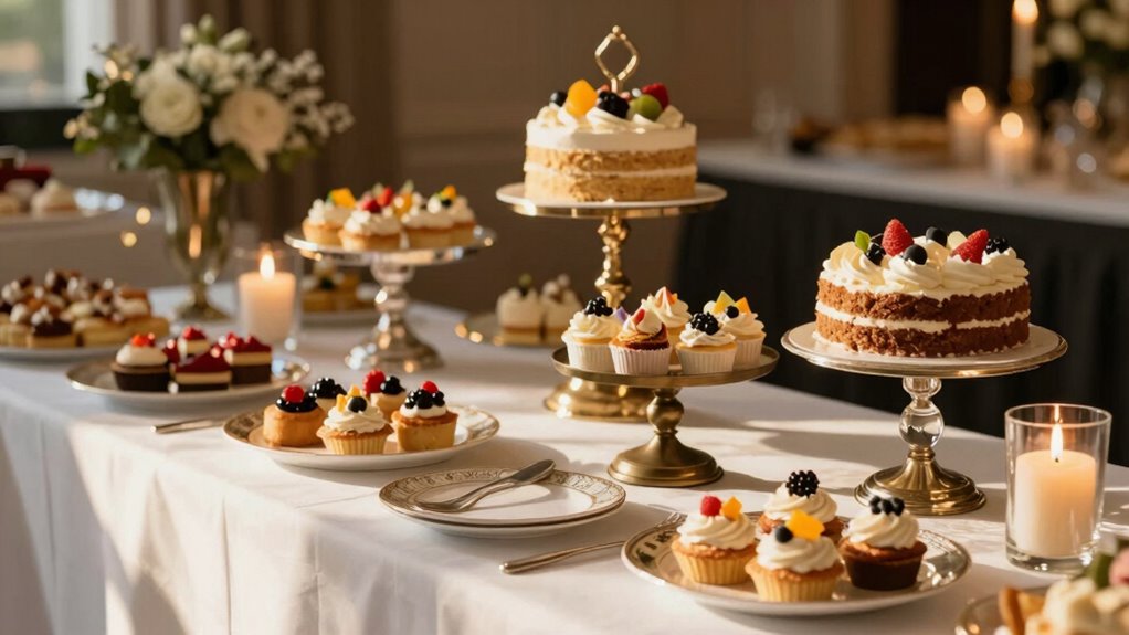 stylish modern cake displays