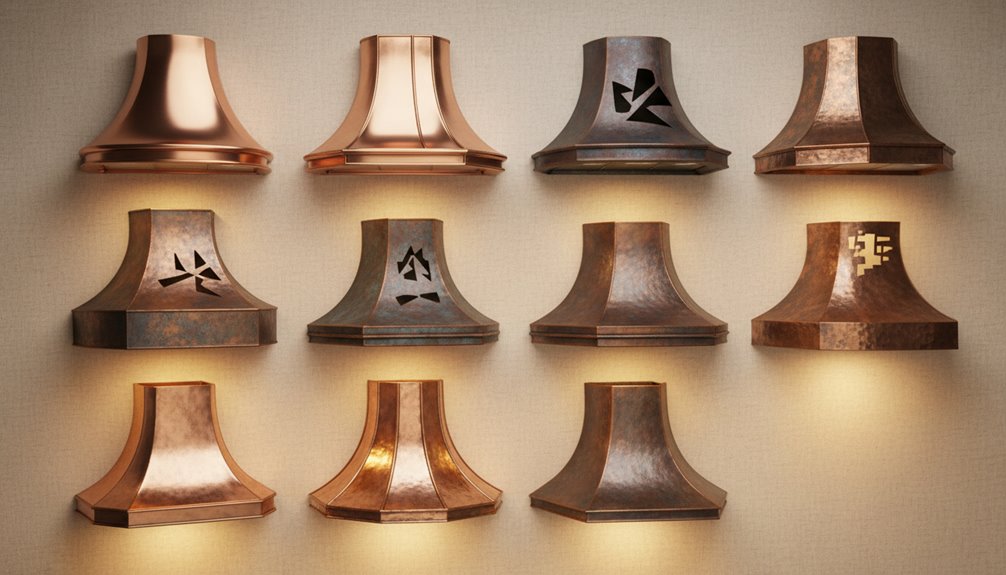 top copper range hoods