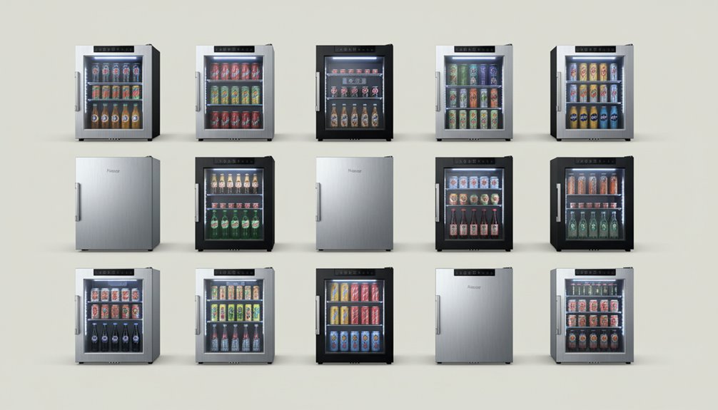 top mini bar fridges