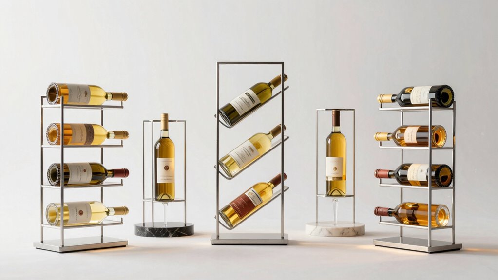wine racks for display