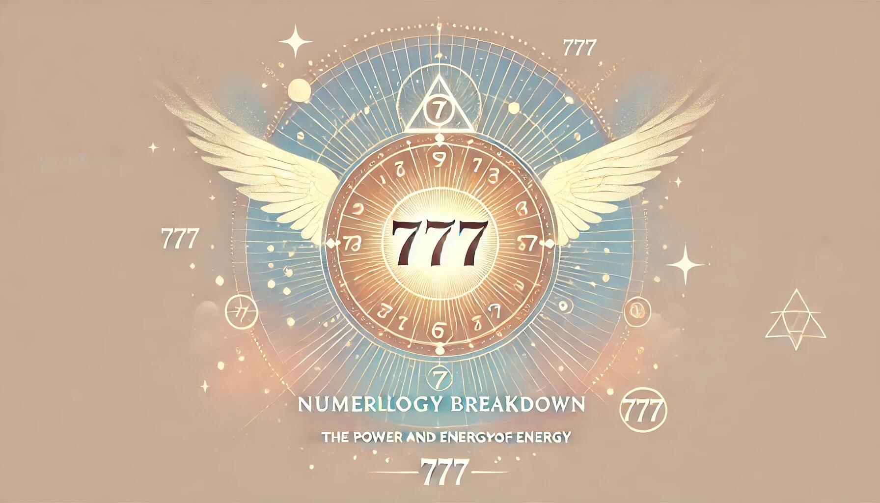 Angel Number 777 - Numerology