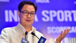 Top athletes can resume practice by month end: Rijiju