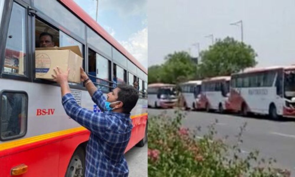 Buses return as UP govt refuses permission to Congress initiative