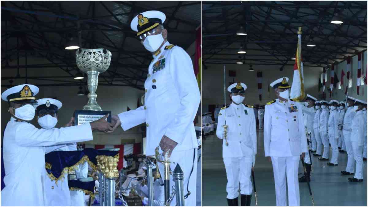 Passing out of 89th Marine course at INS Shivaji