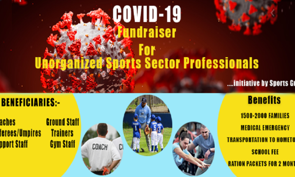 A fundraiser for sports warriors affected by Covid-19