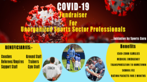 A fundraiser for sports warriors affected by Covid-19