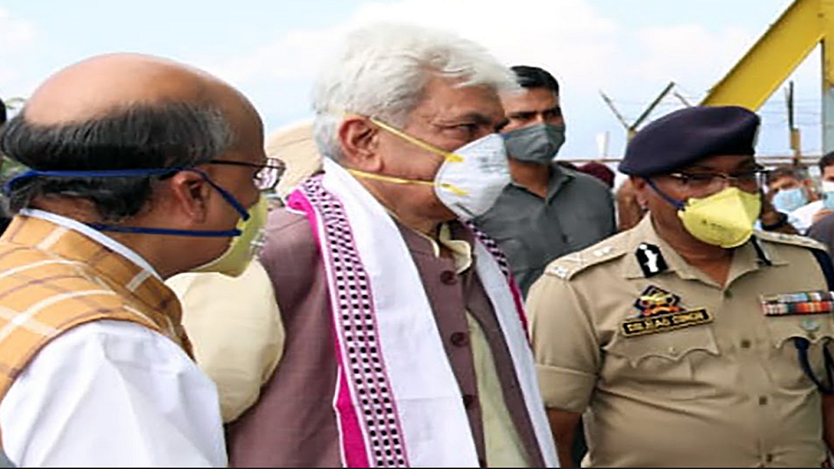 J&K L-G Manoj Sinha reaches Rajouri