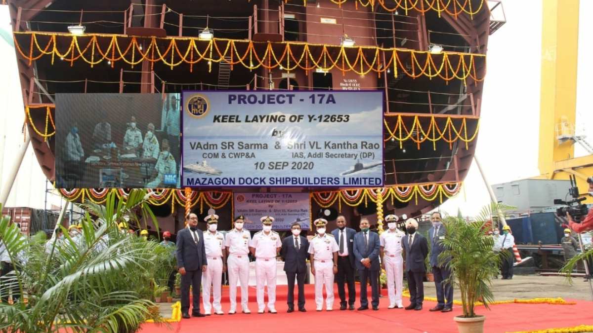 Keel laid for the third stealth frigate of Project 17A