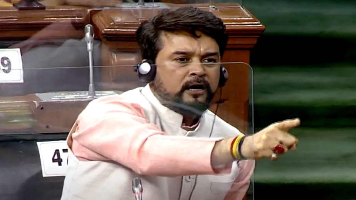 Anurag Thakur hits out at Nehru-Gandhi family, apologises after Speaker’s intervention