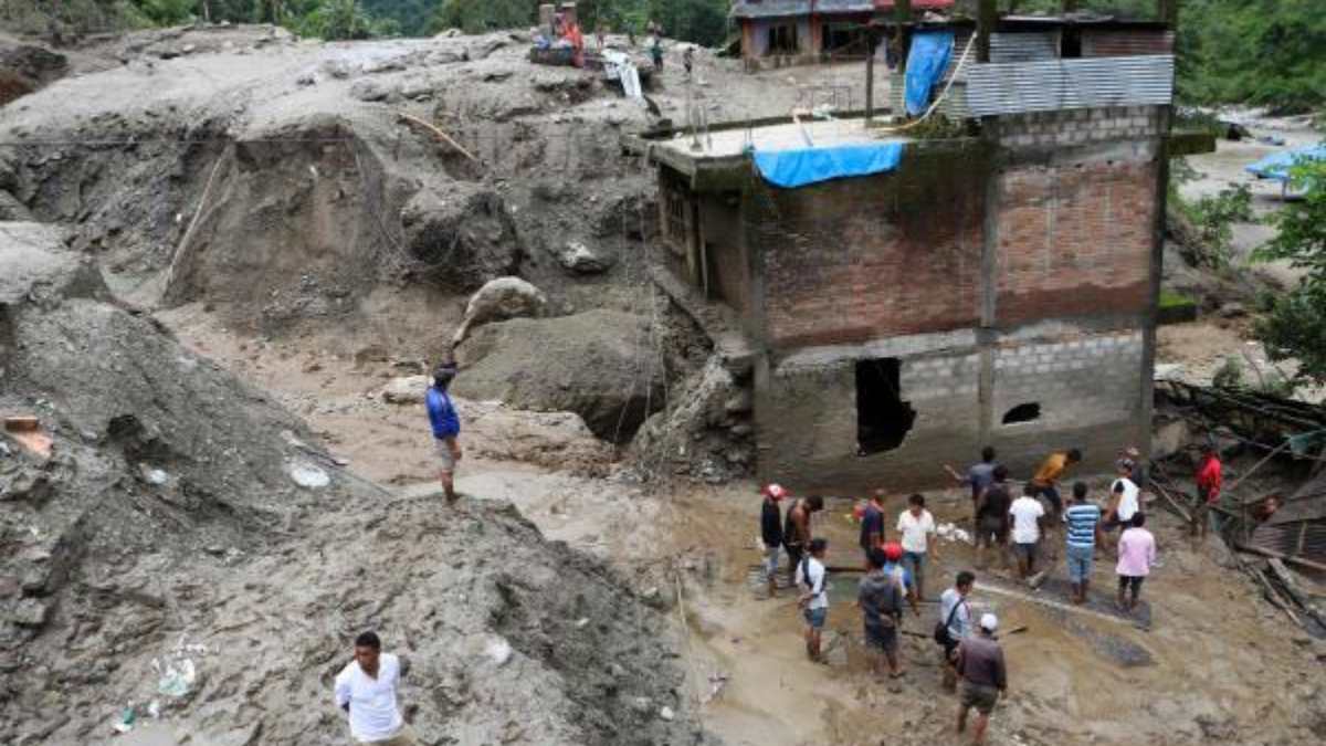 HP: Flash floods, landslide hit Lahaul and Spiti, but no casualties