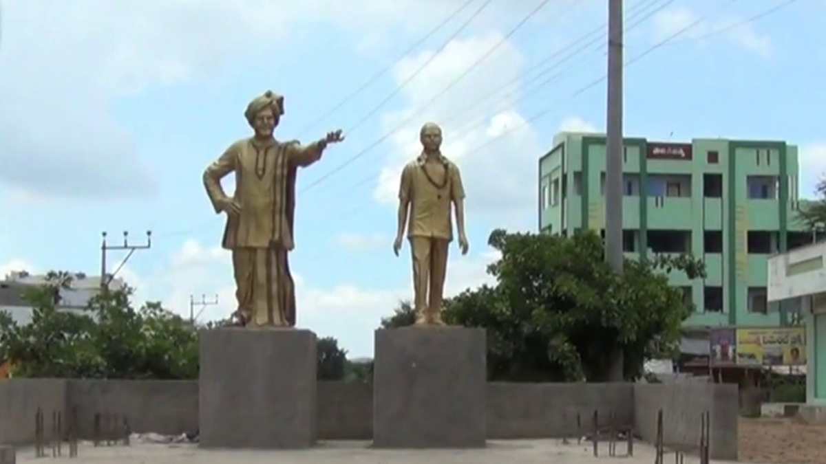 NTR’s statue removal triggers political row