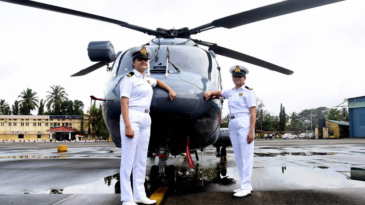 In a first, Indian Navy gets women combat aviators on warships