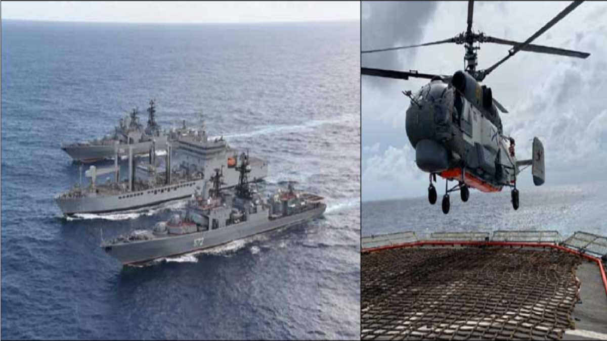 Indian, Russian Navies conducted joint exercise while Rajnath Singh was in Moscow