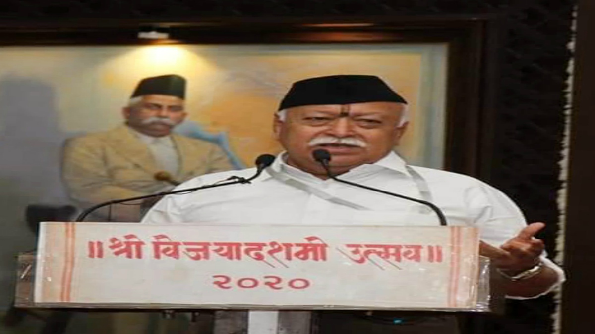 RSS CHIEF TOUCHES ON CHINA, CAA IN VIJAYADASHAMI ADDRESS