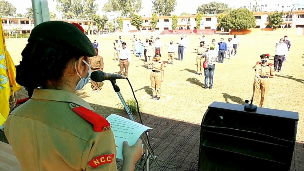 PLEDGE-TAKING CEREMONY ON COVID-19 AT APS UDHAMPUR