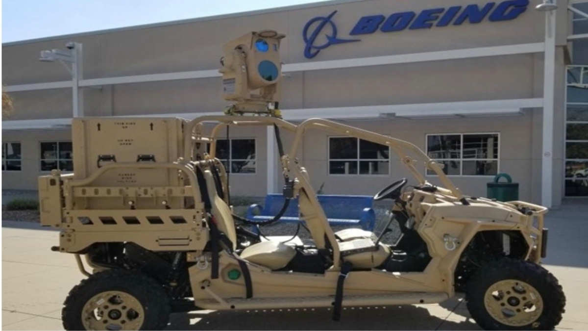 Boeing showcases compact laser in Air Force future battlefield exercise