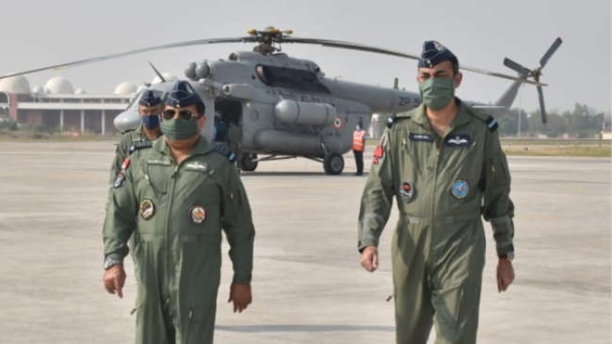 AIR CHIEF VISITS SOUTH WESTERN SECTOR